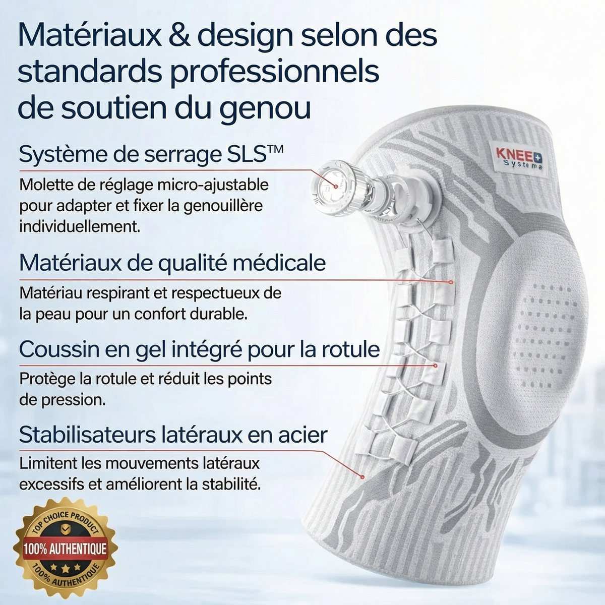 Genouillère confort Reha