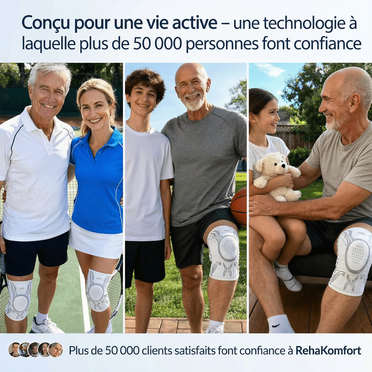 Genouillère confort Reha