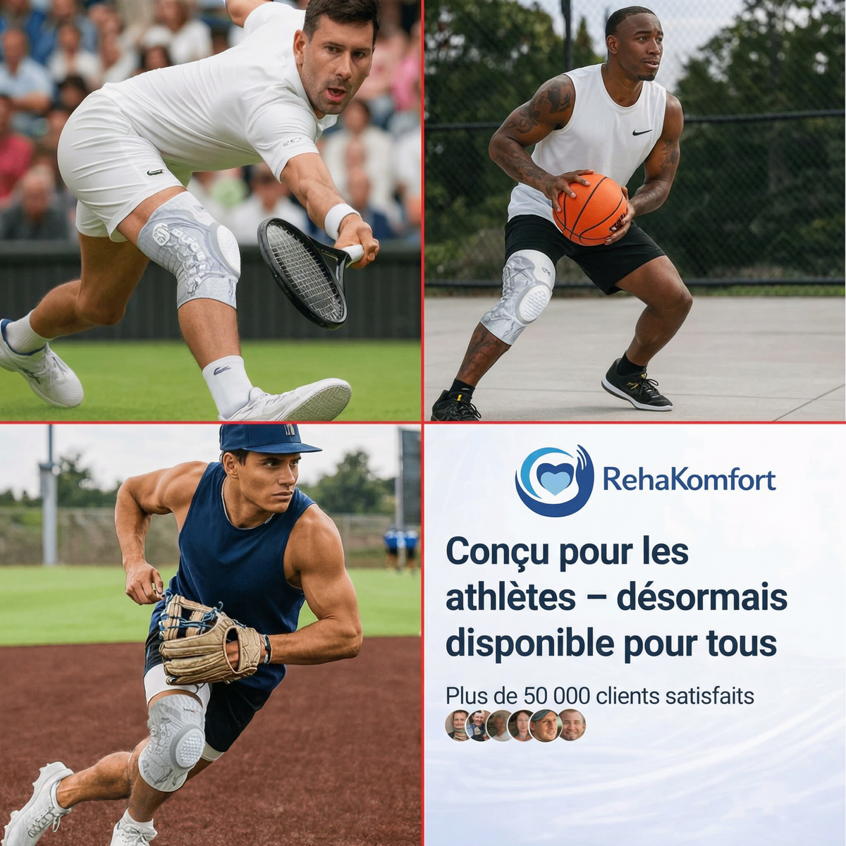 Genouillère confort Reha